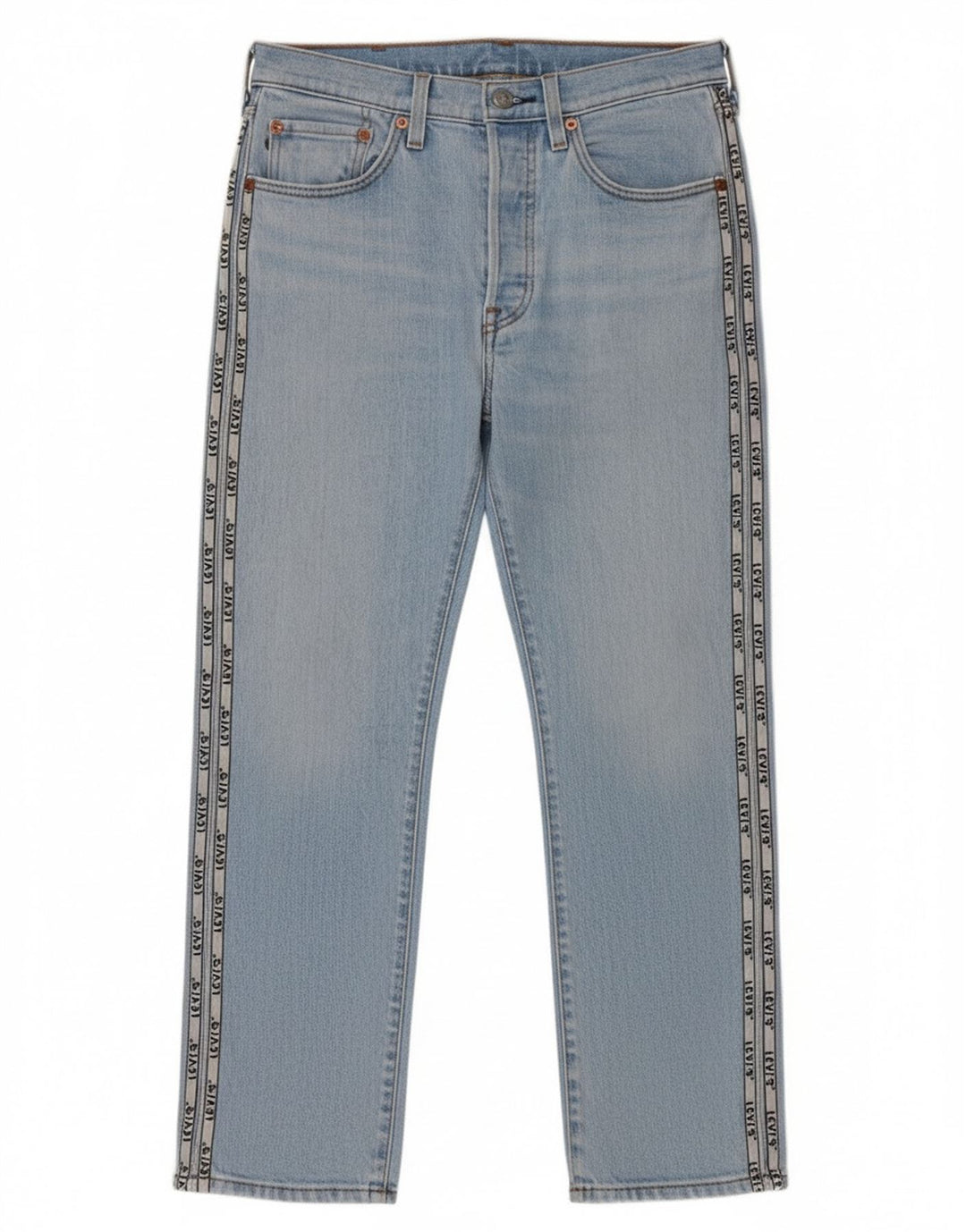 Женские прямые джинсы Levi's 501 с рисунком W26 L26, синие, хлопок
