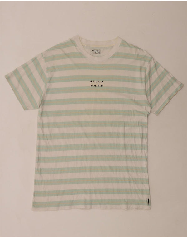 Мужская футболка Billabong Top 2XL из хлопка в зеленую полоску
