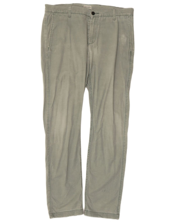 Мужские зауженные брюки-чиносы Dockers W32 L32, зеленый хлопок