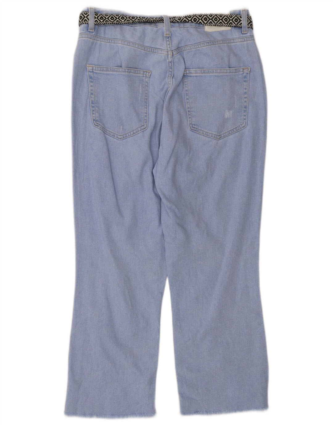 Женские укороченные джинсы Zara EU 38, маленькие W28 L24, синие, хлопок