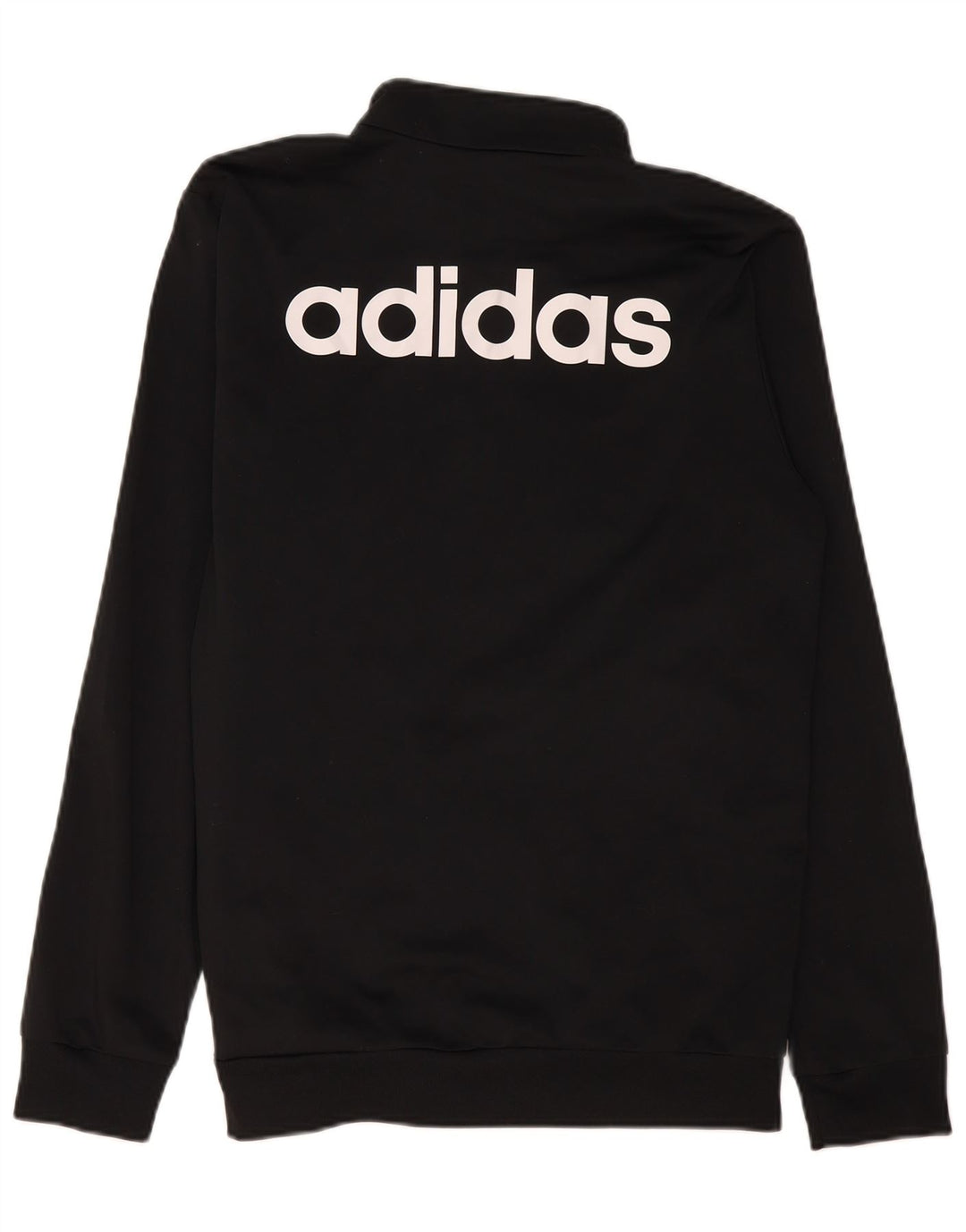 Мужской спортивный костюм Adidas с графическим принтом, большая черная полиэстеровая куртка