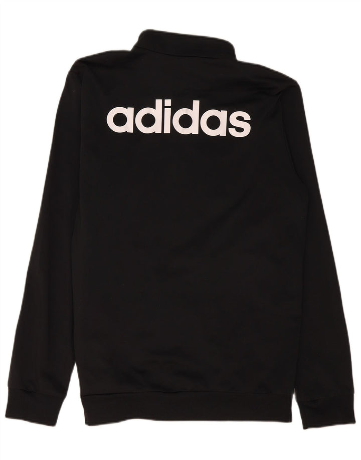 Мужской спортивный костюм Adidas с графическим принтом, большая черная полиэстеровая куртка