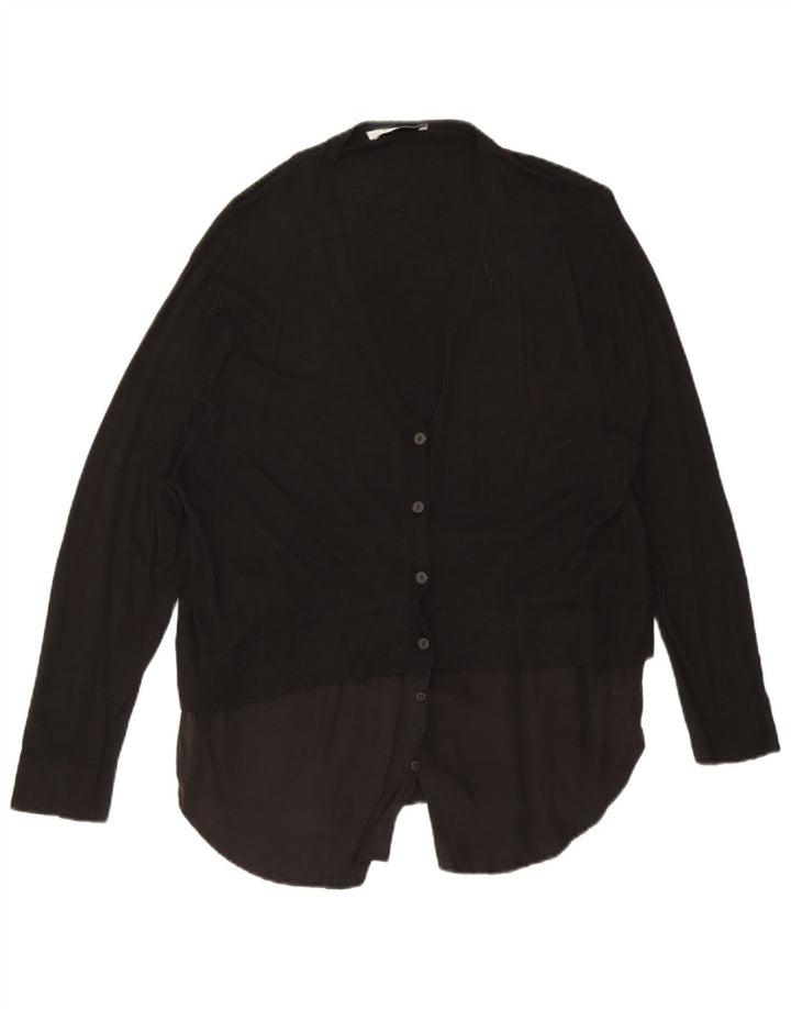 Женский кардиган Zara UK 14, средний черный, купро
