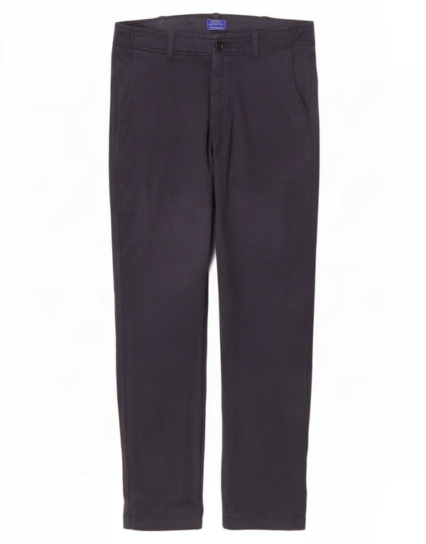 Мужские узкие брюки-чиносы Gant W32 L32, темно-синие, хлопковые