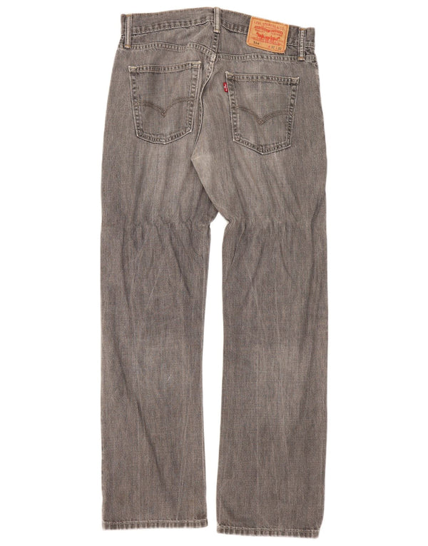 Женские прямые джинсы Levi's 514 W32 L32 Серые хлопковые