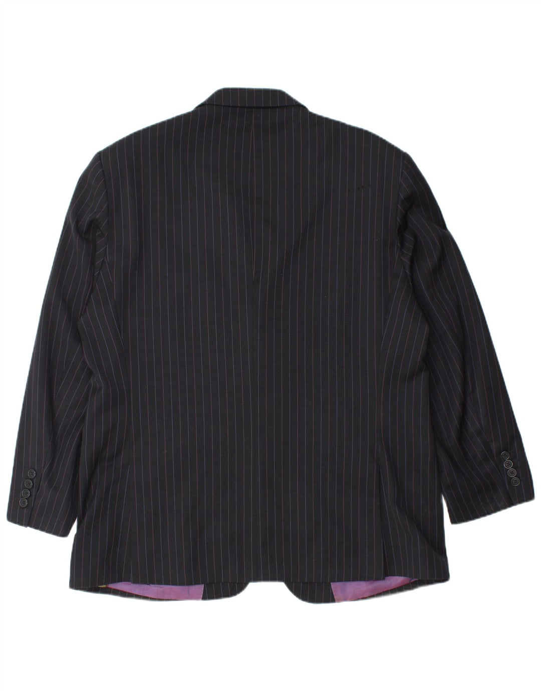 Мужской пиджак с 2 пуговицами TED BAKER UK 44 2XL, черная шерстяная полоска в тонкую полоску