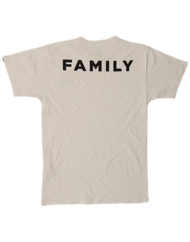 Мужская футболка классического кроя с рисунком VANS, топ среднего размера, белый хлопок, хлопок