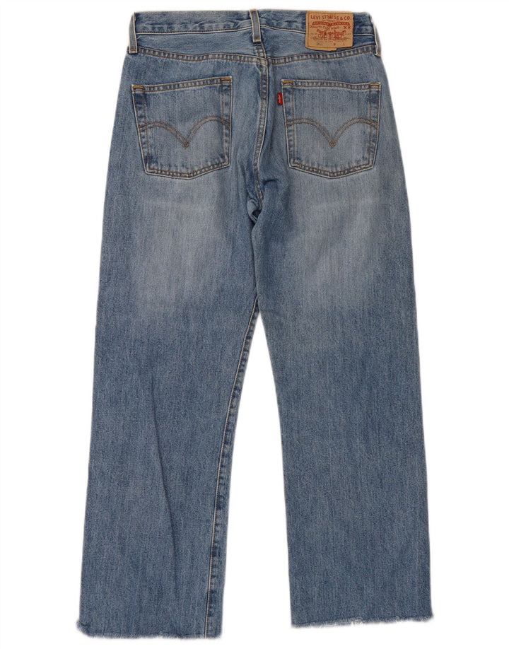 Мужские прямые джинсы Levi's 501 W29 L28 синие, хлопок