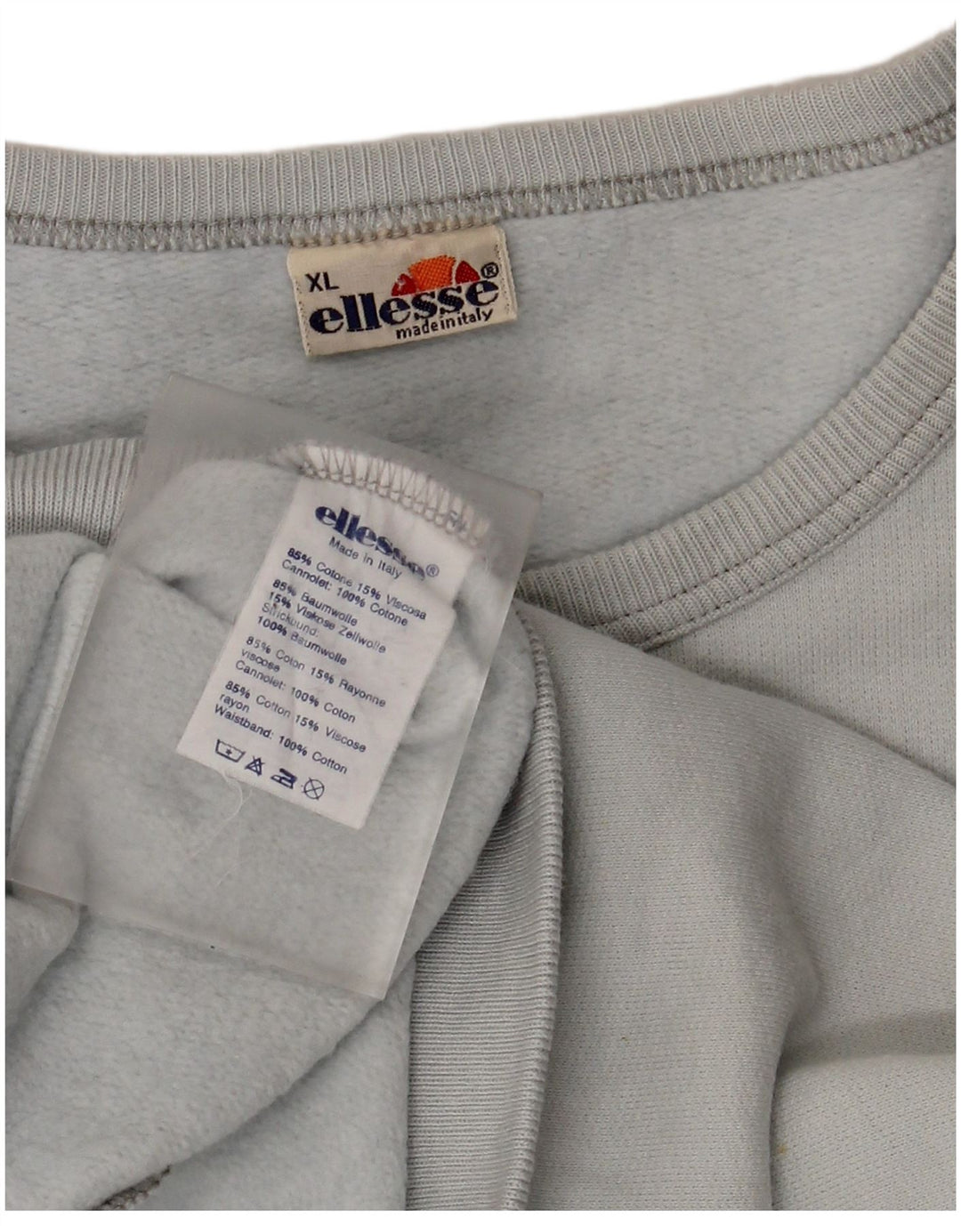 Женский свитер Ellesse, джемпер UK 18 XL, синий хлопок