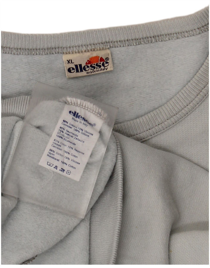 Женский свитер Ellesse, джемпер UK 18 XL, синий хлопок