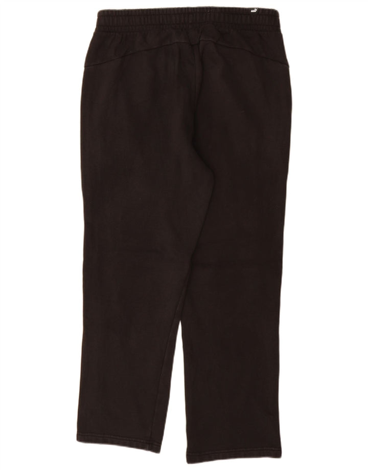 Мужские спортивные брюки Puma, большие черные хлопковые