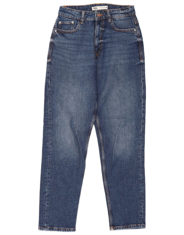 Женские зауженные джинсы с высокой талией Marks & Spencer EU 36 XS W26 L28 синие