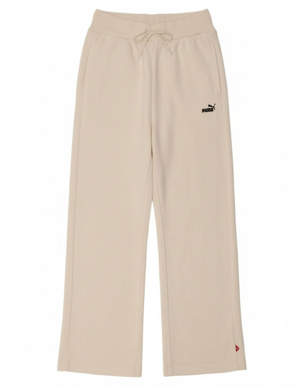 Женские спортивные брюки Puma UK 14, большие белые хлопковые брюки