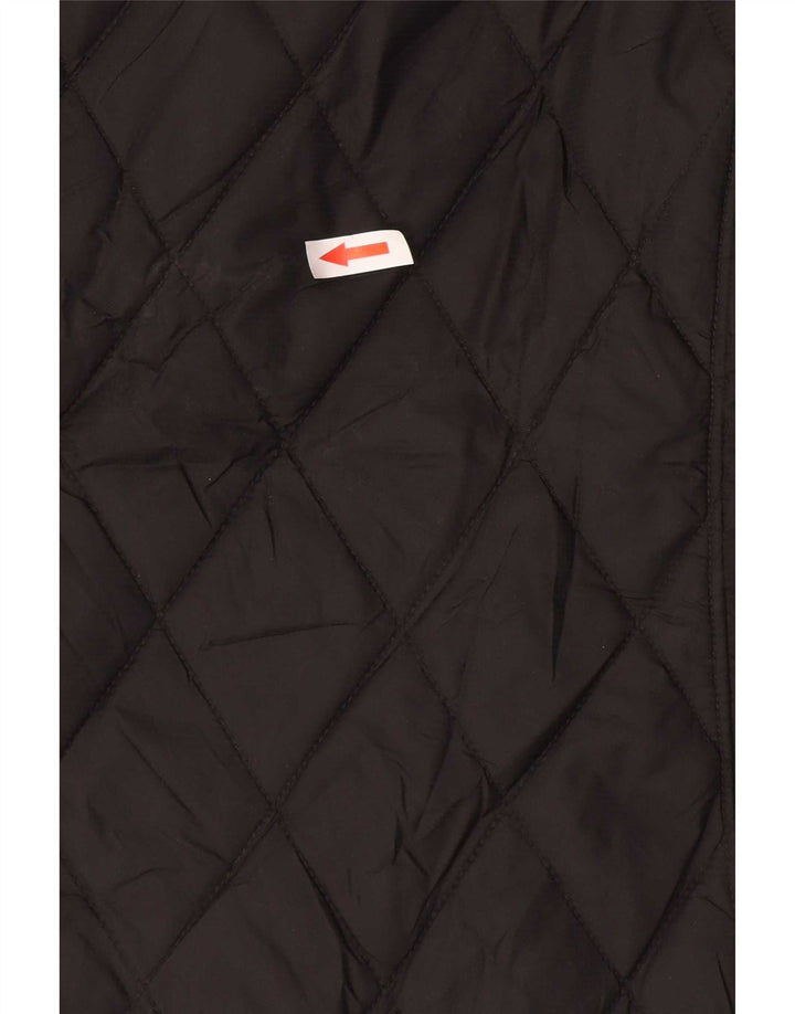 Женская стеганая куртка Eddie Bauer UK 18 XL, черный нейлон