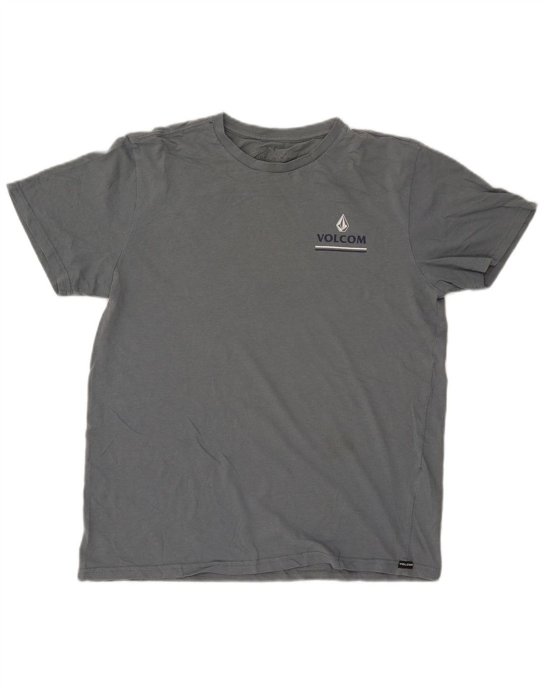 Женская футболка с рисунком VOLCOM Top UK 16, большой синий хлопок