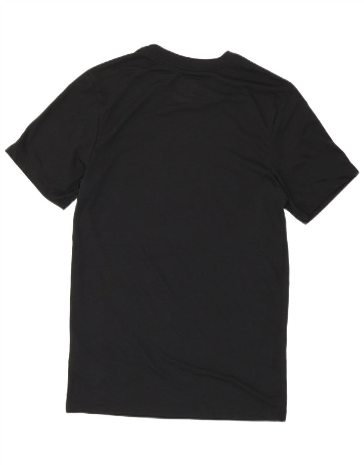 Мужская футболка с рисунком NIKE Dri Fit Top XS, черный полиэстер