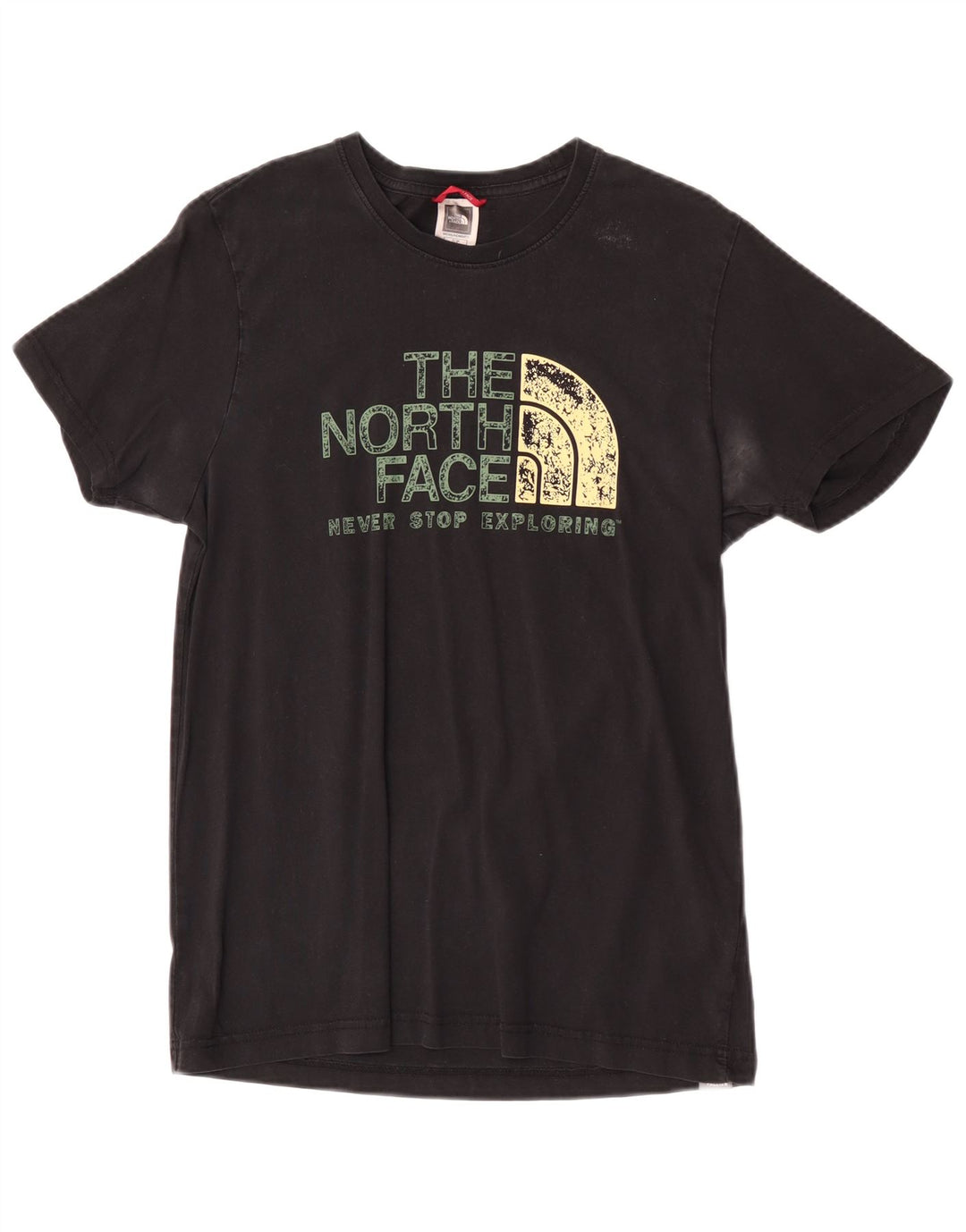 Мужская футболка с рисунком The North Face, маленькая черная