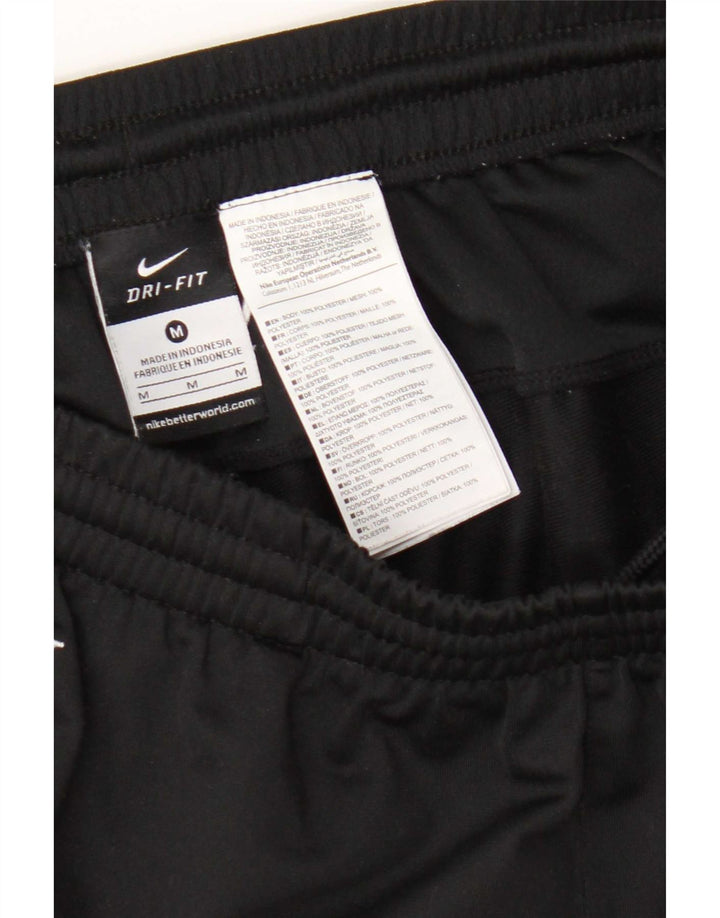 Мужские спортивные шорты-бермуды Nike Dri Fit среднего размера, черный полиэстер