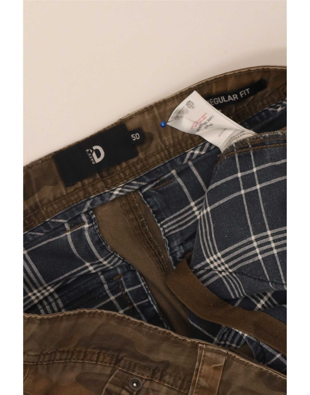 Мужские шорты-карго Dack's Regular Fit IT 50 Large W36 Коричневый камуфляж