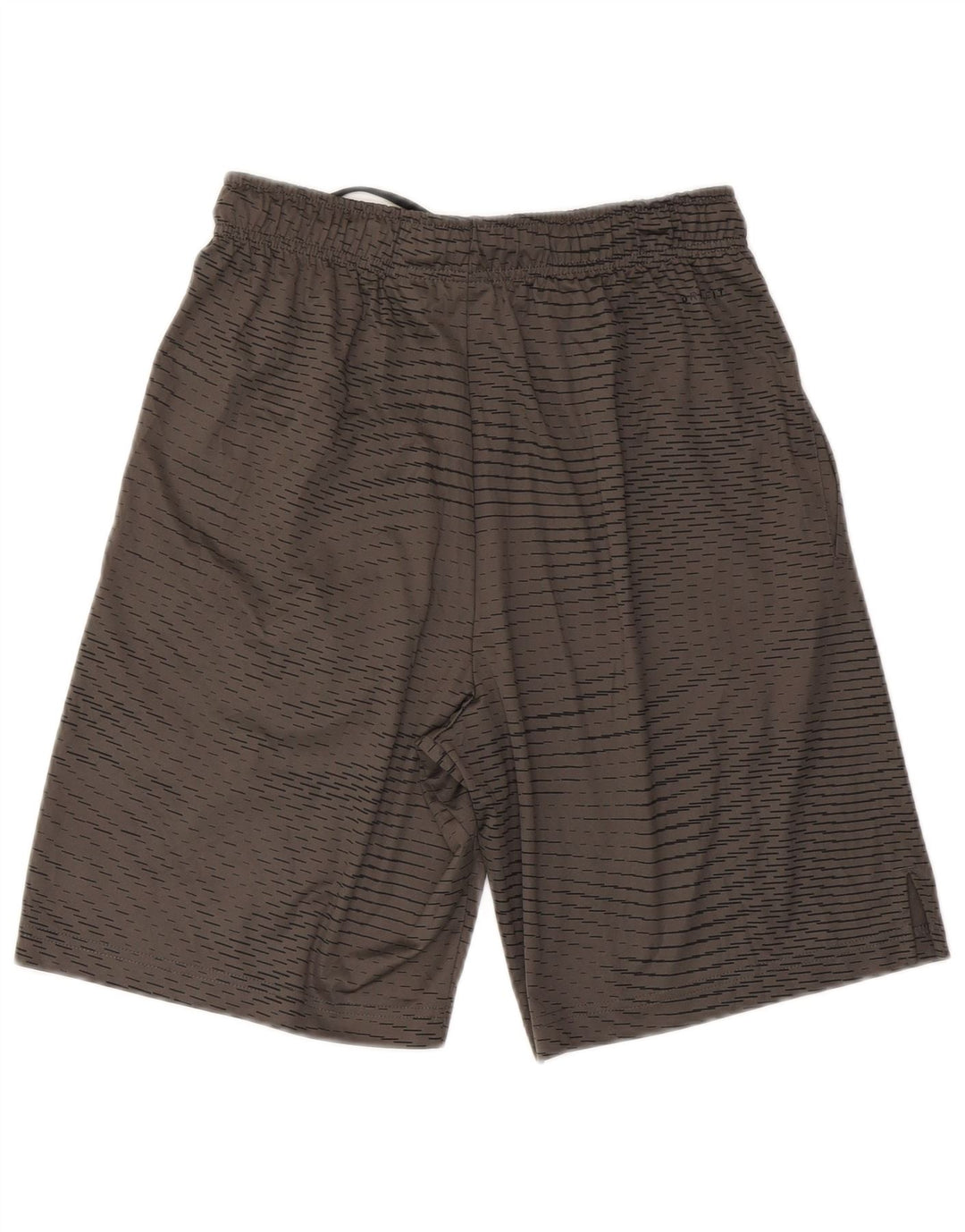 Мужские спортивные шорты Nike среднего серого цвета из полиэстера с геометрическим рисунком