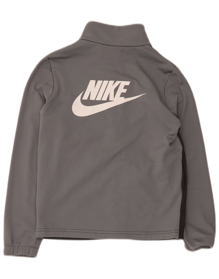 Спортивный костюм с графическим рисунком для мальчиков Nike, 10–11 лет, средний серый цвет с цветными блоками