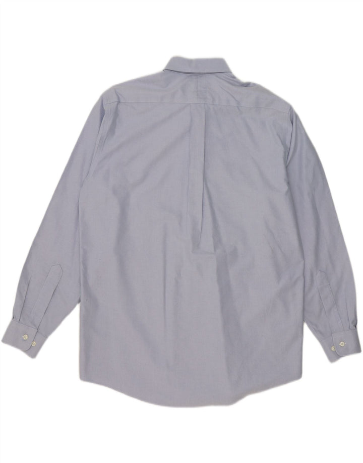 L.L.BEAN Mens Traditional Fit Shirt Medium Blue Cotton Vintage L.L.Bean and Second-Hand L.L.Bean from Messina Hembry 