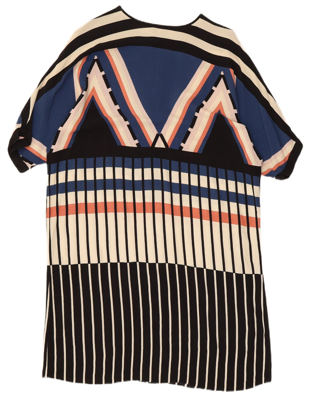 WAREHOUSE Женское платье прямого кроя оверсайз, Великобритания, 10 маленьких разноцветных геометрических узоров