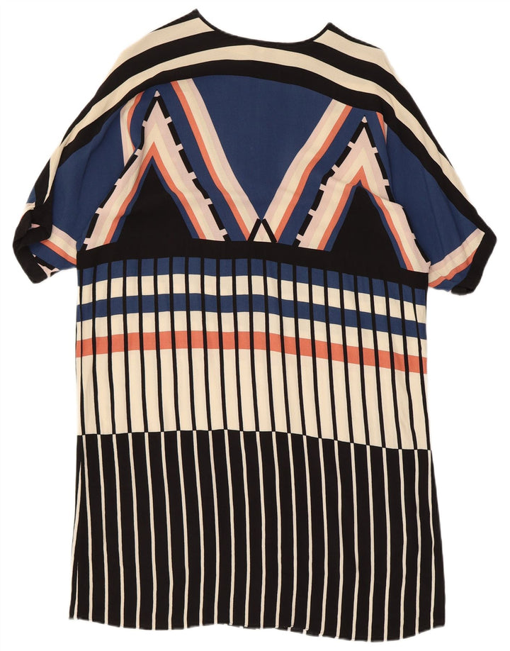WAREHOUSE Женское платье прямого кроя оверсайз, Великобритания, 10 маленьких разноцветных геометрических узоров