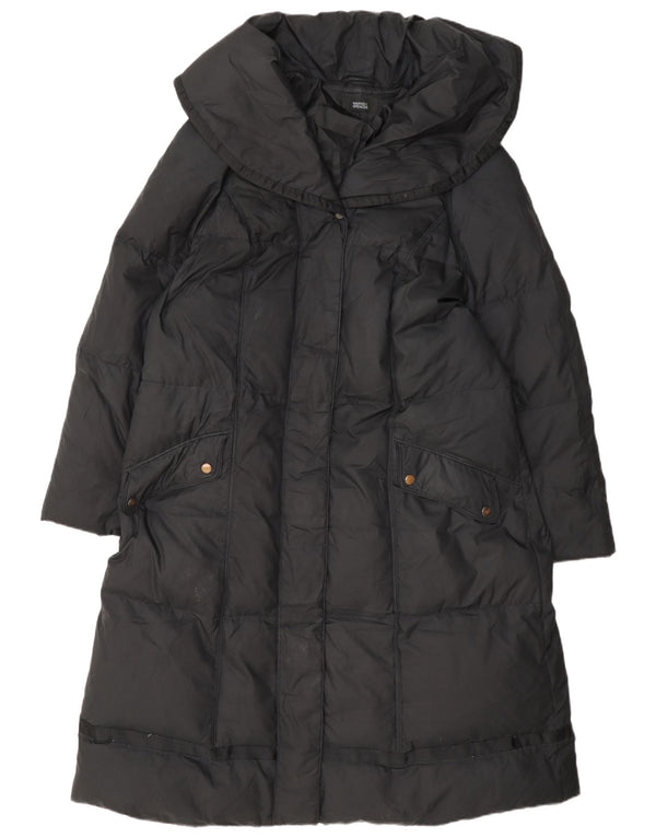 Женское стеганое пальто Marks & Spencer UK 22 3XL, черный полиэстер