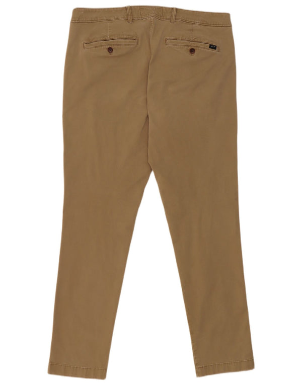 Abercrombie & Fitch Mens Skinny Chino Trousers W34 L30 Beige Cotton