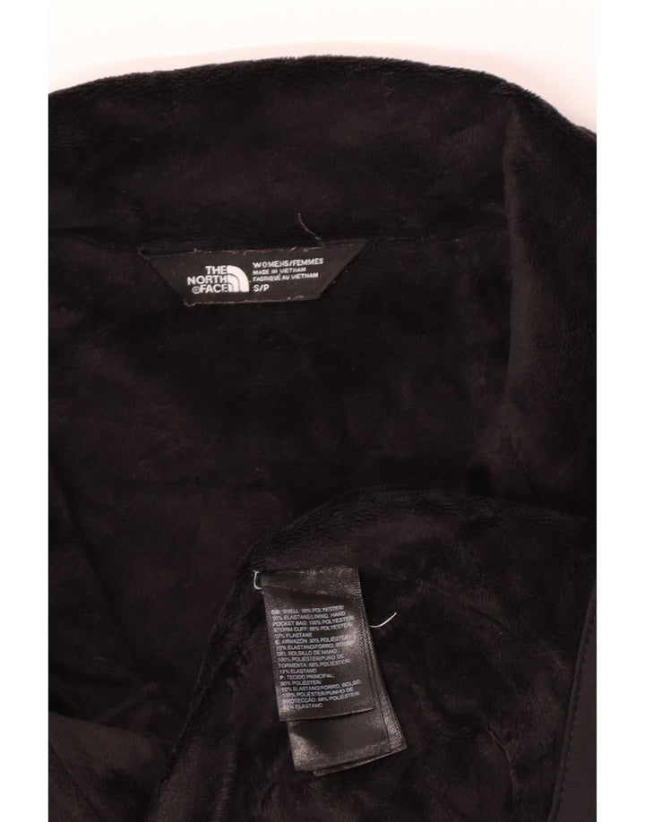 Женская ветровка The North Face из шерпа, Великобритания 10, маленькая, черный полиэстер