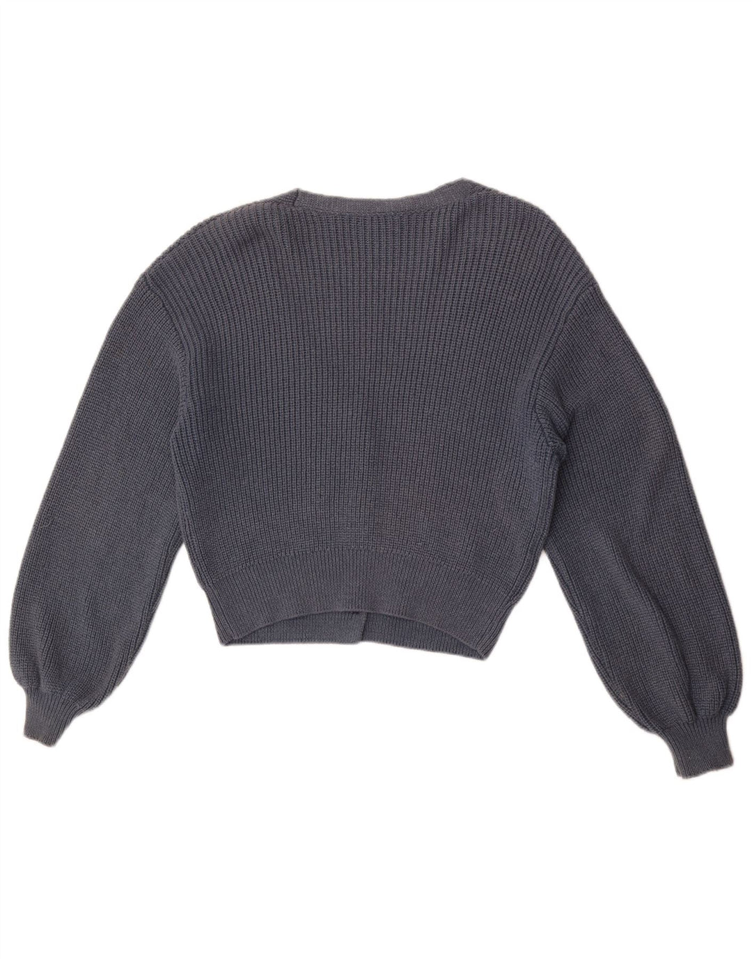 Женский укороченный кардиган Zara UK 14, средний темно-синий