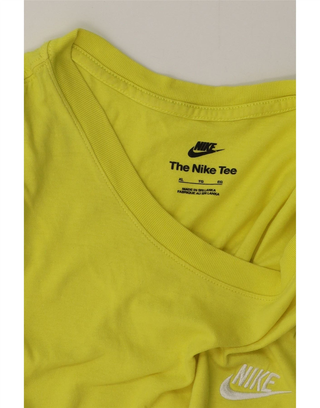 Мужская футболка NIKE XL, зеленый хлопок