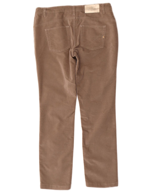 Женские узкие вельветовые брюки Conte of Florence IT 42 Medium W30 L28 Бежевые