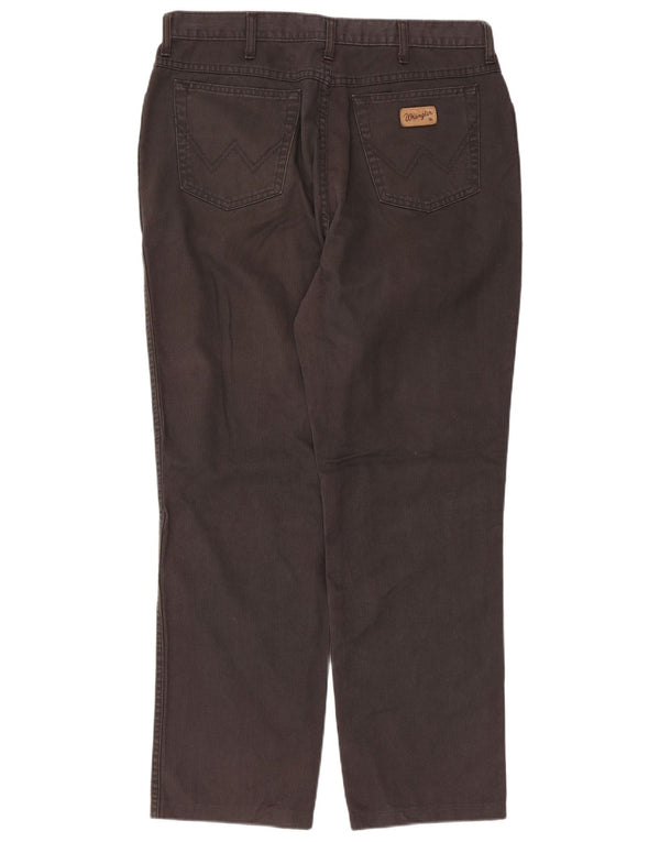 Мужские прямые повседневные брюки Wrangler Ohio W36 L30, серые, хлопковые