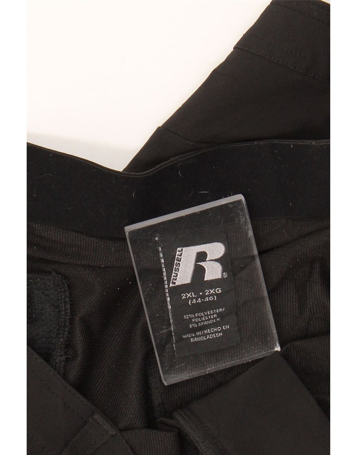 RUSSELL ATHLETIC Женские узкие брюки карго 2XL W32 L30, черные, полиэстер