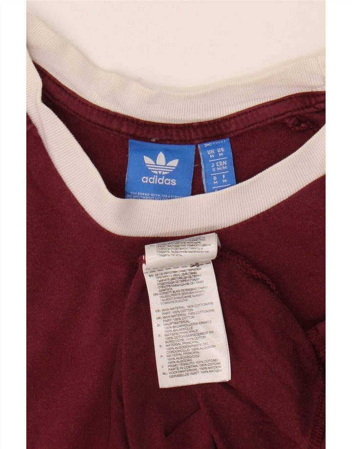 Мужская футболка Adidas Top Medium Burgundy Cotton