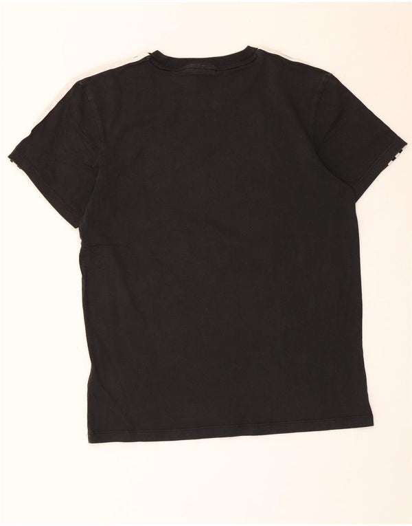 Женская футболка оверсайз Adidas Top UK 4/6 XS, черный хлопок