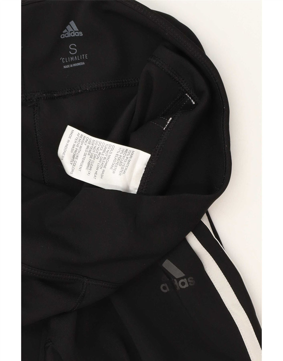 Женские леггинсы Adidas Climalite UK 8, маленькие черные из полиэстера