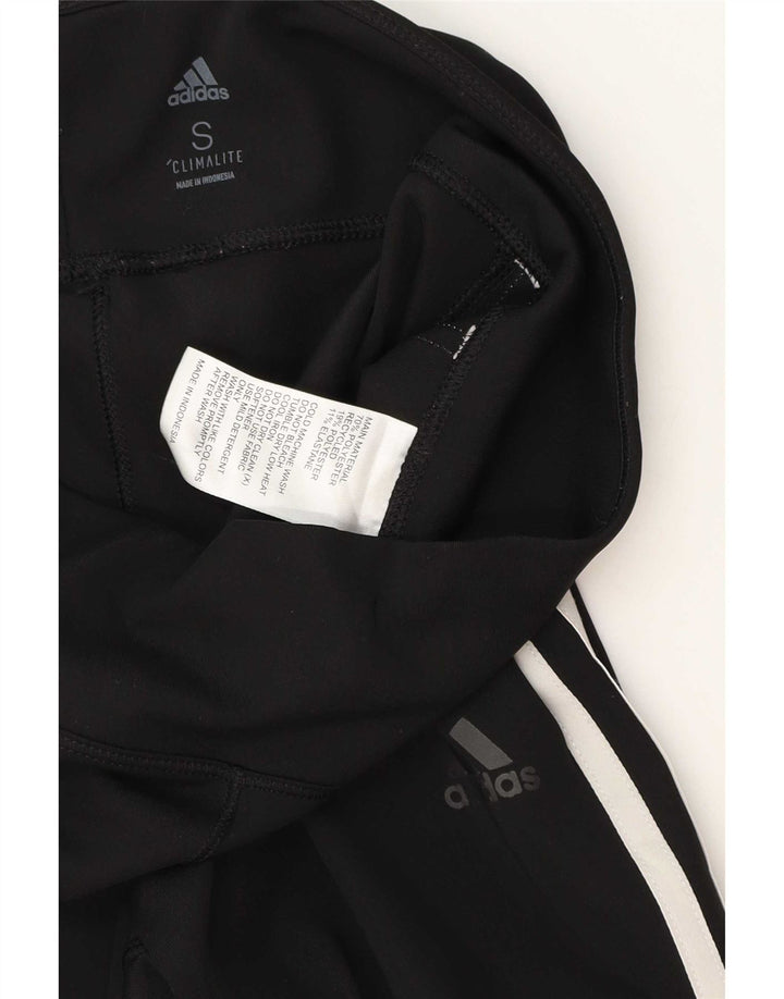 Женские леггинсы Adidas Climalite UK 8, маленькие черные из полиэстера
