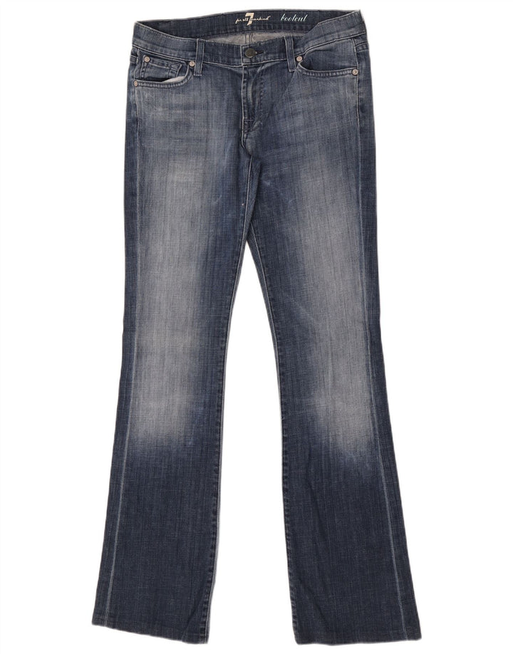 Женские джинсы Bootcut 7 For All Mankind W28 L33, синий хлопок