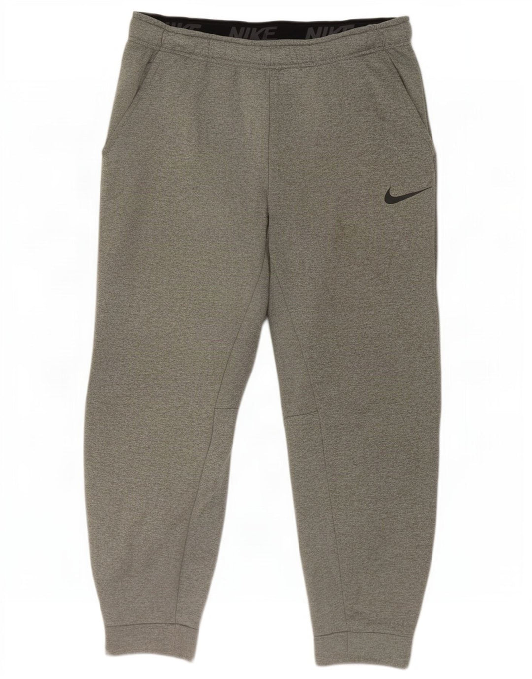 Мужские спортивные брюки Nike Dri Fit, джоггеры, большой серый полиэстер