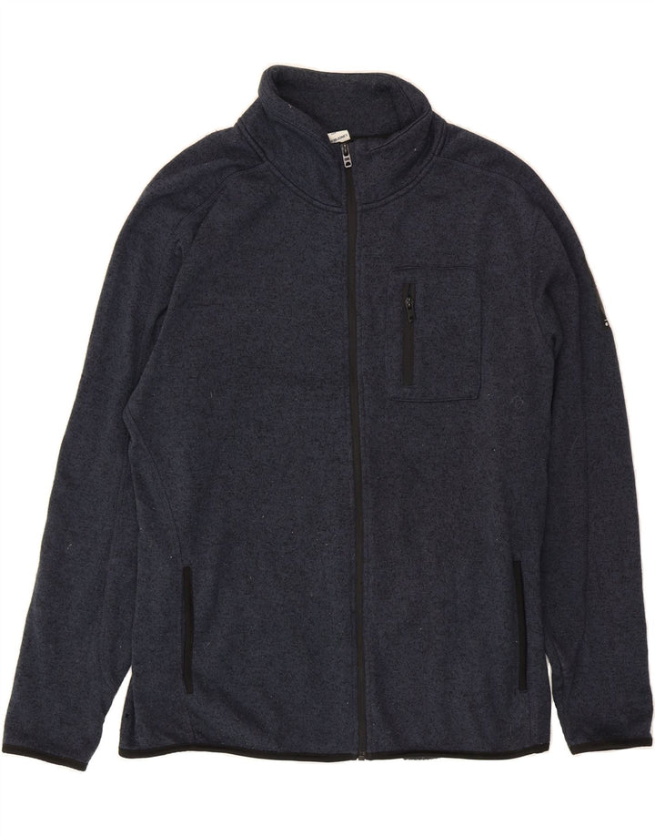 JACK & JONES Mens Tracksuit Top Jacket XL Navy Blue Polyester Vintage Jack & Jones and Second-Hand Jack & Jones from Messina Hembry 