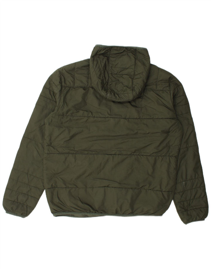 Мужская утепленная куртка Jack & Jones с капюшоном UK 42 XL, зеленый полиэстер