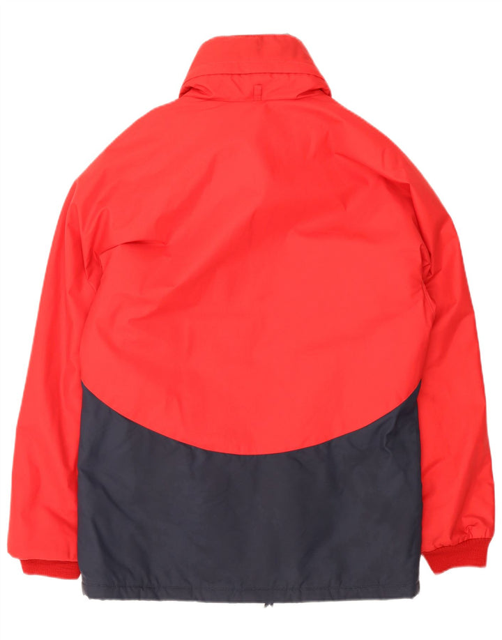 Мужская лыжная куртка Francital Gore-Tex с капюшоном UK 38, средний красный, с цветными блоками
