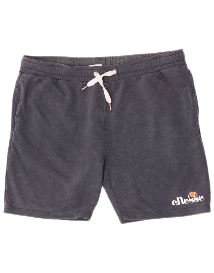 Мужские спортивные шорты Ellesse среднего размера, темно-синие, хлопок
