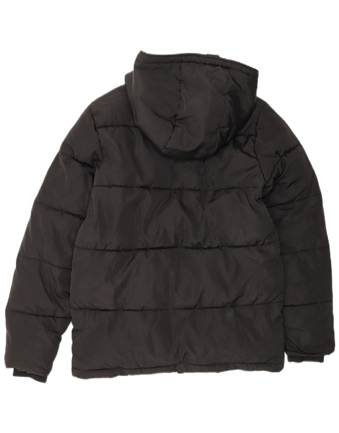 Утепленная куртка Lyle & Scott для мальчиков с капюшоном 14-15 лет, черный полиэстер