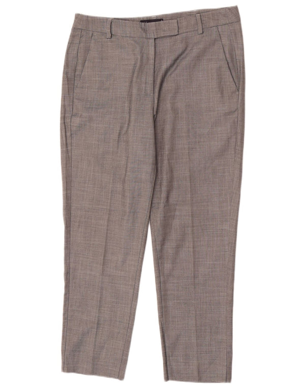 Женские укороченные зауженные брюки Marks & Spencer UK 12 Medium W30 L25 Серые