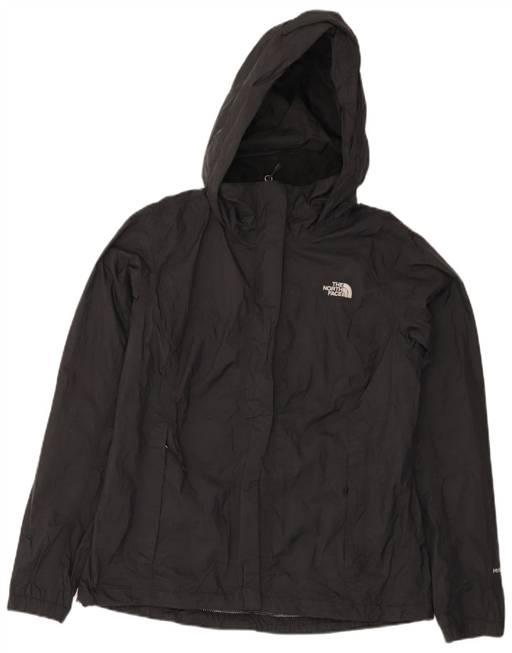 Женская дождевик с капюшоном The North Face UK 14, средний черный нейлон