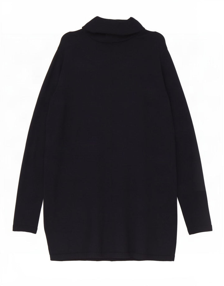 Женский открытый кардиган Zara UK 12, средний темно-синий